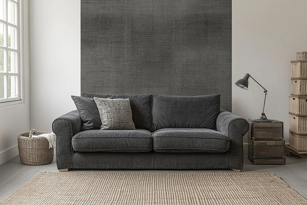 Color Schemes for Living Rooms With Dark Grey Sofas