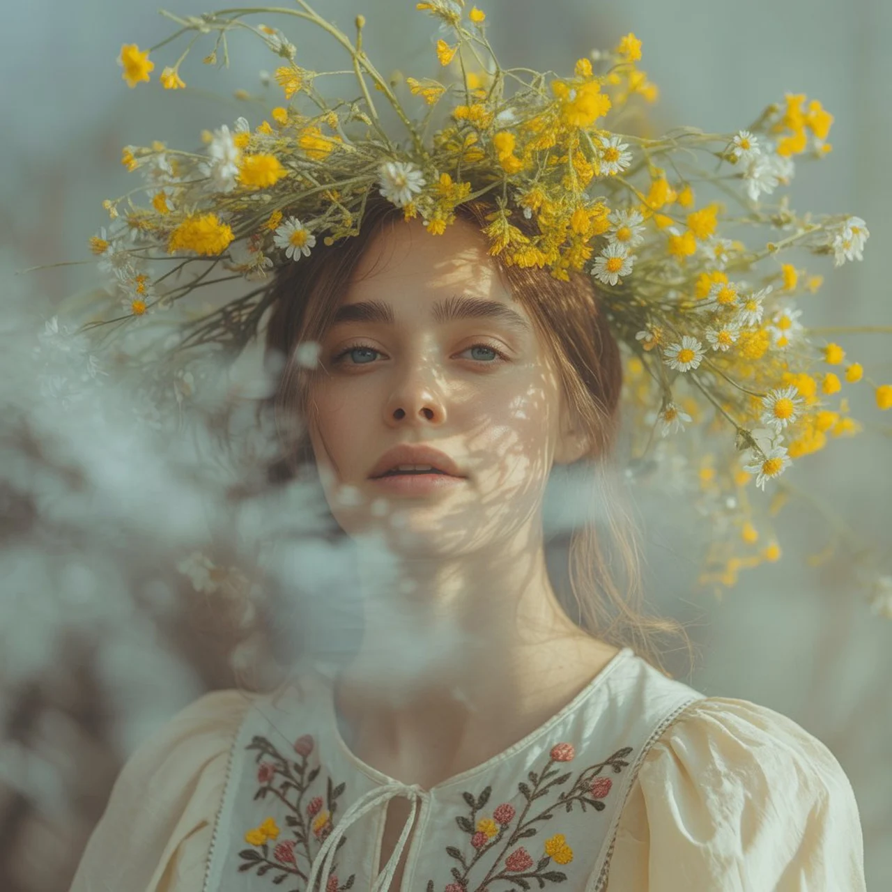 how to make a flower crown with fake flowers - FlowerCrown